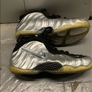Silver Nike Foamposite